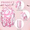 300Pcs Halloween Cupcake Liners Pink Ghost Baking Cups Wrappers Greaseproof Muffin Liners for Halloween Party Supplies